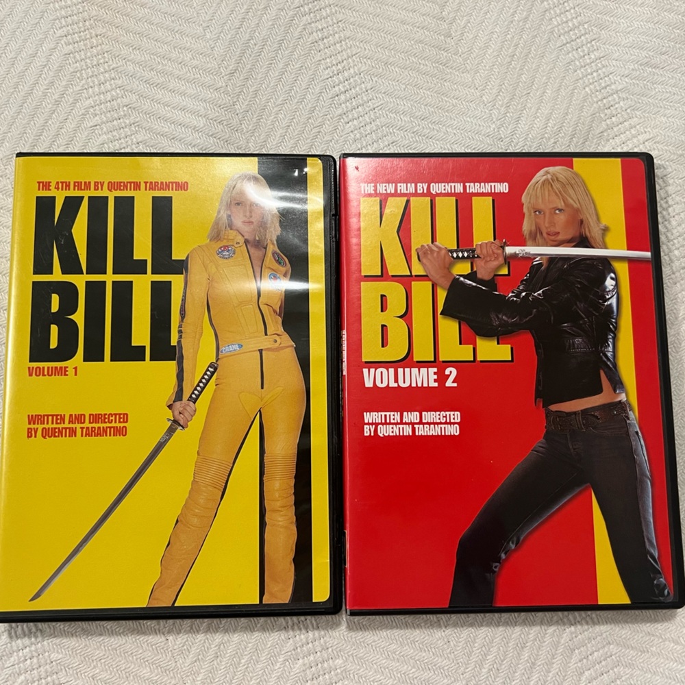 Kill Bill: Vol 1 and Kill Bill: Vol 2 DVD Bundle
